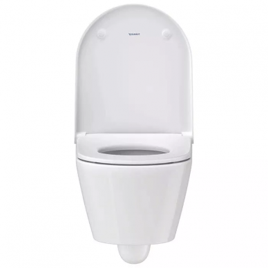Чаша подвесного унитаза Duravit D-Neo (45770900A1) безободковый, с микролифтом 5