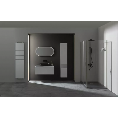 Зеркало Allen Brau Infinity 50 (1.21016.WT) с подсветкой и сенсорным выключателем, белое 8