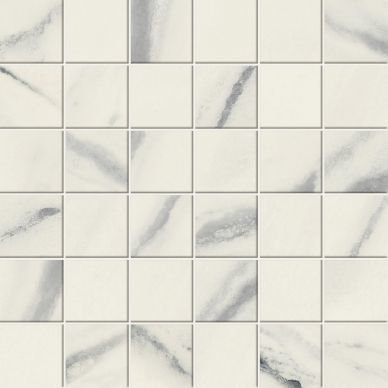 610110001060 Forte dei Marmi Panda White Mosaic Cer 30x30 0