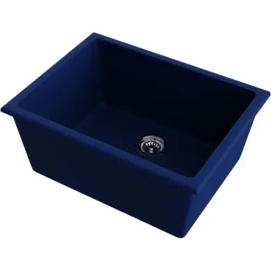 Мойка кухонная Omoikiri Okinoshima 61-U/I-IB Matt 4993049 46x61 см, indigo blue matt 0