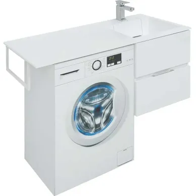 Тумба для ванной Aquanet Алвита 243660 50 см, белая глянцевая 7