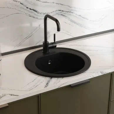 Смеситель для кухни Teymi Helmi T10263 чёрный матовый 5
