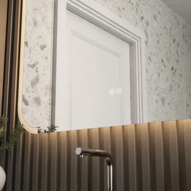 Зеркало Teymi Solli Luxor T20402 80 см, с Led подсветкой и подогревом 6