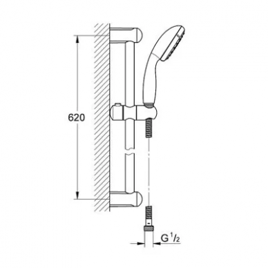 Комплект для ванны Grohe BauCurve (122251) 3 в 1 1