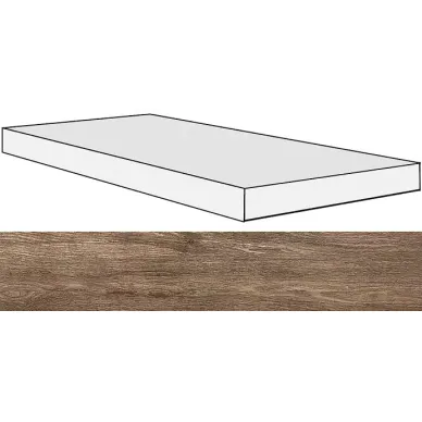 738143 Selection Brown Oak Angolo Gradino DX/SX 40x120x3 0