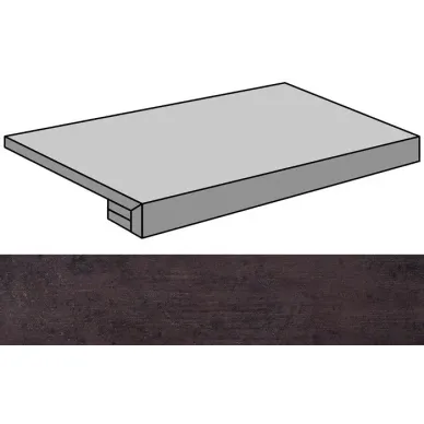 Beton Brown Natural Gradone Rec-60 29.75x59.55 0