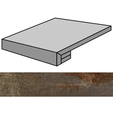Cast Iron Oxidum Natural Gradone Rec-60 59.55x59.55 0