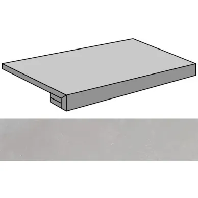 Forma Grey Stuccato Gradone Rec-120 29.67x119.3 0
