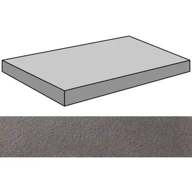Lava Negro Bocciardato Gradone Rec Ang 29.75x59.55 0