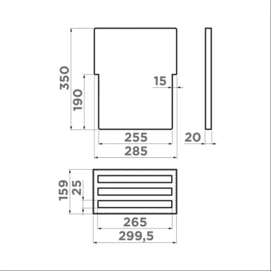 Сушка встраиваемая для посуды Omoikiri DRY-01-LG (4999012)  светлое золото 7