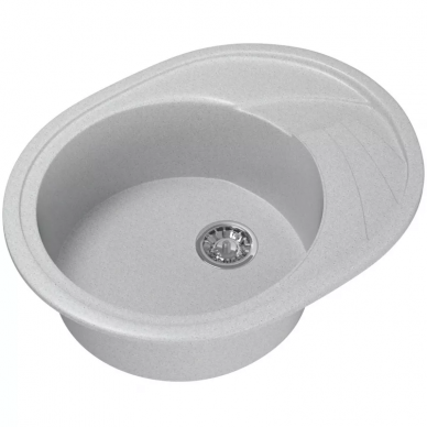 Мойка кухонная Mixline ML-GM17	(525117)	серый 6