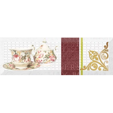 n009621 ak1014 Decor tea flowers 03 10x30 0