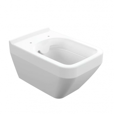 Подвесной унитаз Cersanit Crea Square Clean On DPL EO slim (A63115) микролифт 5
