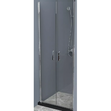 Душевая дверь BelBagno Uno 60 (UNO-B-2-60-C-Cr) профиль хром/стекло прозрачное 0