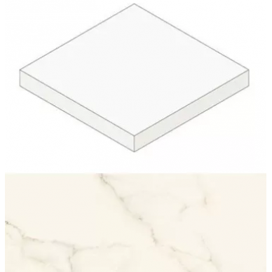 AGIZ Marvel Calacatta Apuano Scalino Angolare 33 Matt 33x33 0