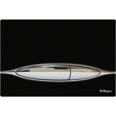 Смывная клавиша BelBagno Artcraft (BB-P46001) (черный/хром глянцевый) 0