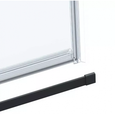 Душевой уголок Vincea Como Soft (VSR-1CS1011CLB) 110х100х195 см, профиль черный/стекло прозрачное 6