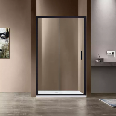 Душевая дверь Vincea Garda (VDS-1G125CLB) 125x190 см, профиль черный/стекло прозрачное 0