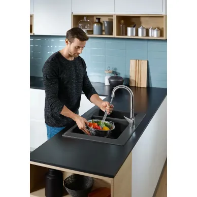 Смеситель для кухни Hansgrohe Talis M51 73851000 с вытяжным изливом, хром 7
