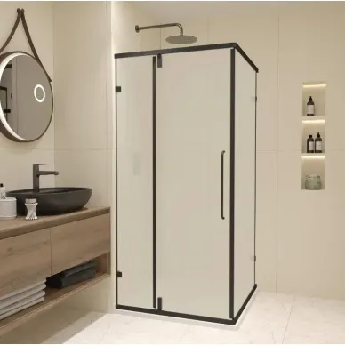 Душевой уголок RGW Classic CL-035B 80x80 профиль чёрный/стекло матовое-сатинат 0