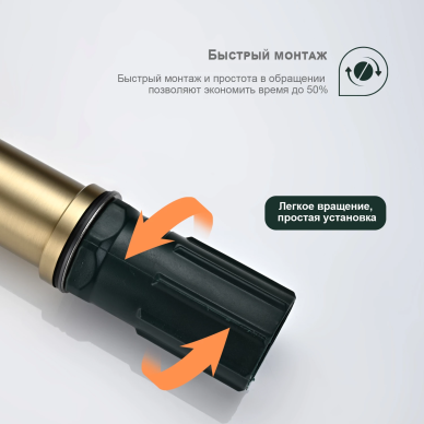 Смеситель для раковины Splenka S221 S221.15.03 золото 7