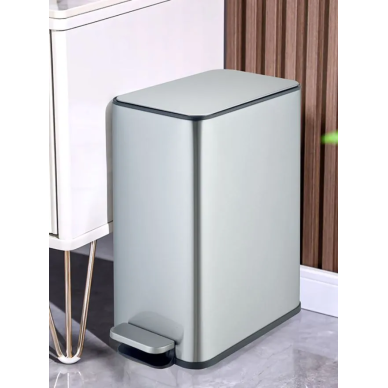 Ведро для мусора Welt Wasser Paolo MT 10L, сталь матовая 1