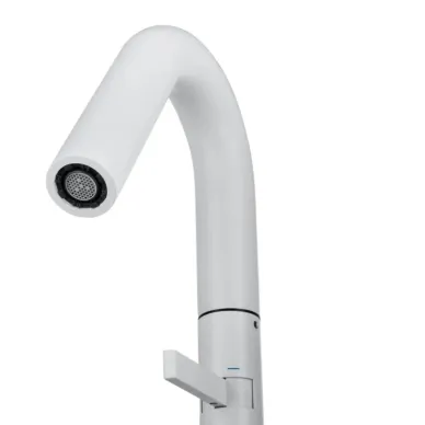 Смеситель для раковины Wonzon & Woghand WW-6068-MW высокий излив, чёрный матовый 2