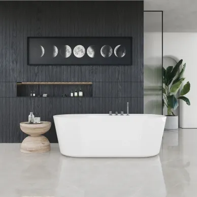 Акриловая ванна AQUAME AQM3505GW-R 180х85 отдельностоящая 5