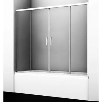 Шторка для ванной Wasserkraft Lippe 45S (45S02-170) (170x150) 0