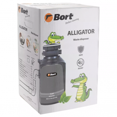 Измельчитель пищевых отходов Bort Alligator Plus (93410761) 8