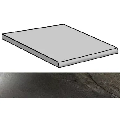Materia Black Lappato Peldano 59.55x59.55 0