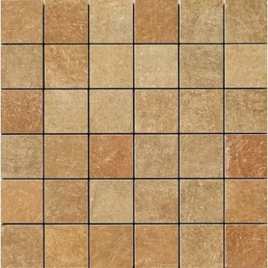 Deco Rosso Estructurado Mosaico 29.75x29.75 0