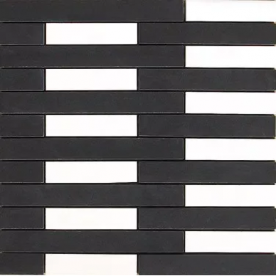 Spectrum Black Satinado Mosaico Link 29.75x29.75 0