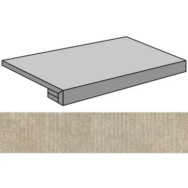 Sybarum 7.0 Beige Scavato Gradone-120 29.67x119.3 0