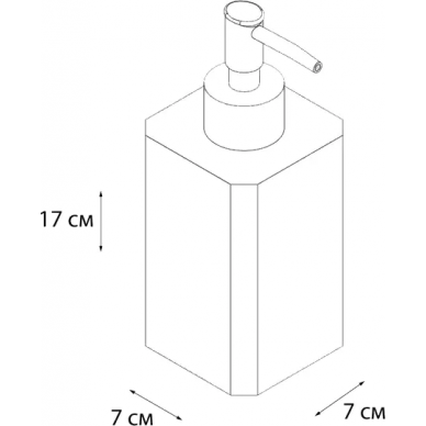 Дозатор жидкого мыла Fixsen Tomy (FX-231-1) 1