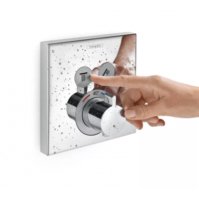 Термостат для ванны Hansgrohe ShowerSelect (15763990) скрытого монтажа, полированное золото 6