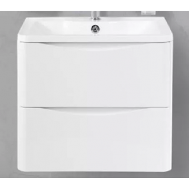 Тумба для ванной BelBagno Acqua (ACQUA-600-2C-SO-BL) 60 см, Bianco Lucido 0