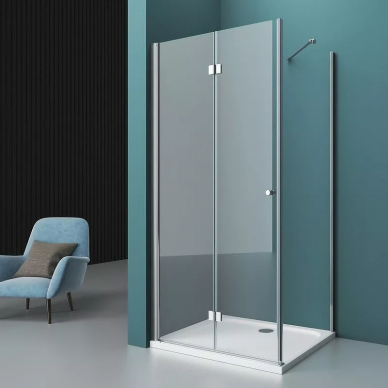 Душевой уголок BelBagno Albano (ALBANO-AS-1-80-C-Cr) 80х80 см, профиль хром/стекло прозрачное 5