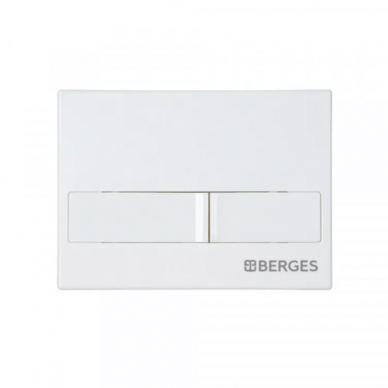 Инсталляция Berges Novum 525 + Gamma + кнопка L1 (белая) в комплекте с унитазом (белый), с сидением микролифт 5