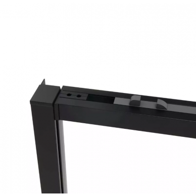 Душевой уголок Vincea Slim Soft (VSR-1SS8010CLB) 100х80х200 см, профиль чёрный/стекло прозрачное 5