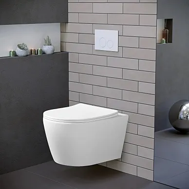 Унитаз подвесной Cerutti SPA SELLA Aria Tornado (CT9954) безободковый со смывом торнадо, микролифт 6