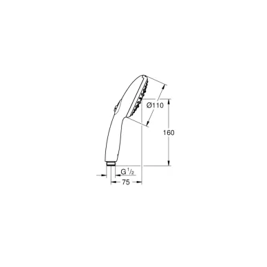 Ручной душ Grohe Tempesta 110 3jet 28261003 2