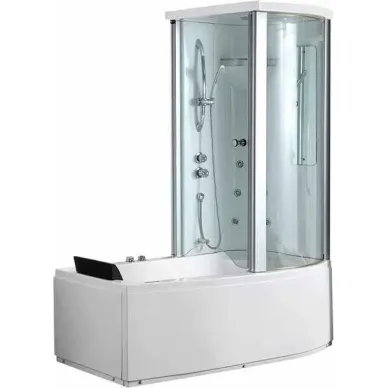 Акриловая ванна Gemy G8040 B R 170х85 см, правая, с гидромассажем 0