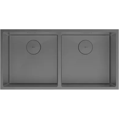 Мойка кухонная Lemark Proran 900 9936139 86,5x44 см, графит матовый 0