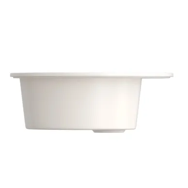 Мойка кухонная Mixline СТАНДАРТ ML-GMS02 551089 круглая, белый 1