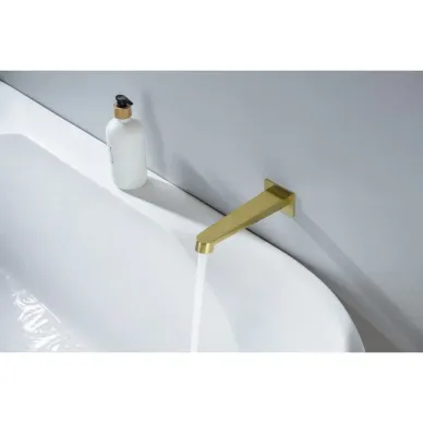 Душевая система Aquatek Оберон AQ1273BG встраиваемая, шлифованное золото 5