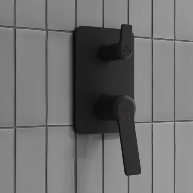 Душевая система IDDIS Parker PARBL03i68 черная 4