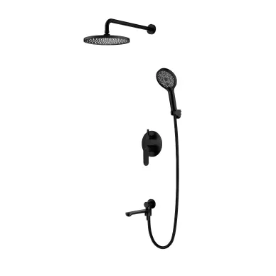Душевая система Splenka S222 S222.27.06 черная 0