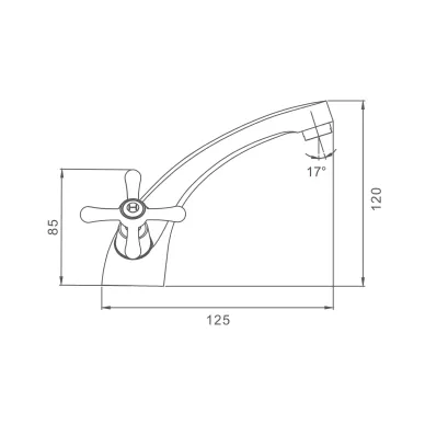 Смеситель для раковины Prohanss P10 P10.10 хром 1