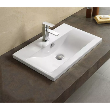 Раковина встраиваемая CeramaLux N (9393-100) (102 см) 1